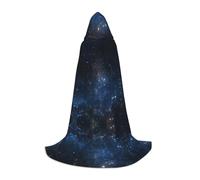 OXbnmm Galaxy Space. Teenager Hooded Cape Cloak Small Cosplay Costume Witch Vampire Wizard Masquerade Ball Stage