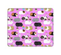 OXbnmm Guinea Pigs And Cupcakes Large Extended Mouse Pad With Lock Edge & Non-Slip Base, Thick Durable Desk Mat For Work
