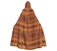 OXbnmm Industrial Brick Wall Background Adult Wizard Cloak Robe Costume,For Renaissance Festival Halloween Cosplay Larp Cape