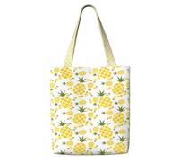 OXbnmm Pineapple.. Canvas Heavy Duty 12oz Canvas Huge Grocery Bag Shopping Tote Moving Bag Laundry Bag
