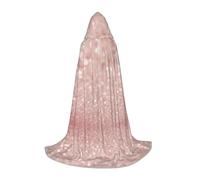 OXbnmm Pink Beach. Teenager Hooded Cape Cloak Small Cosplay Costume Witch Vampire Wizard Masquerade Ball Stage