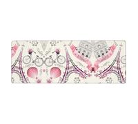 OXbnmm The Paris Tower and a Bicycle Oversized Desk Pad, Thick Base Mat, Ergonomic Comfort Pad for Precision Mouse Control