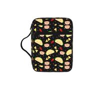 OXbnmm Tuesday Party Printed Bible Cover Case, Protective Travel Organizer for Journal, Portable Church Book Bag