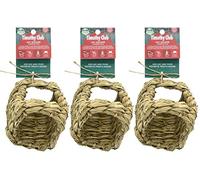 Oxbow Animal Health 3 Pack of Timothy Club Hay Square Small Pet Chew Toys