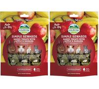 Oxbow Apple and Banana Simple Rewards Baked Treats, 60 g (Pack of 2)