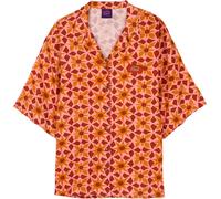 Oxbow - Casual Linen Shirt - Azulejo Shirt Red Island for Women - Size XS\/S Red XS\/S