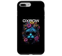 Oxbow Cat Wearing Sunglasses and Flowers Design Case for iPhone 7 Plus/8 Plus