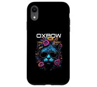 Oxbow Cat Wearing Sunglasses and Flowers Design Case for iPhone XR
