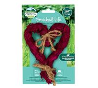 Oxbow Enriched Life Gnaw Heart - Rabbit Toys, Guinea Pig Toys, Hamster, Rabbit, Chinchilla, Rat, Chinchilla Cage Accessories, Guinea Pig Accessories for Cage
