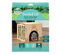 Oxbow Enriched Life Hay House - Rabbit Toys, Guinea Pig Toys, Hamster, Rabbit, Chinchilla, Rat, Chinchilla Cage Accessories, Guinea Pig Accessories for Cage