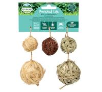 Oxbow Enriched Life Roll Arounds- Rabbit Toys, Guinea Pig Toys, Enrichment for Bunny, Guinea Pig, Hamster, Rabbit, Chinchilla, Rat, Hamster Cage Accessories, Chinchilla Cage Accessories