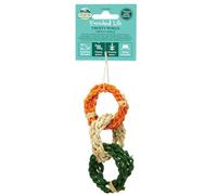 Oxbow Enriched Life Twisty Rings - Rabbit Toys, Guinea Pig Toys, Hamster, Rabbit, Chinchilla, Rat, Chinchilla Cage Accessories, Guinea Pig Accessories for Cage