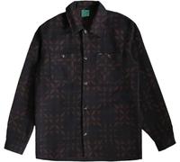 Oxbow - Men's Wool/Polyester overshirt - Vortex Liam Warr Overshirt Black for Men in Wool - Size L Black L