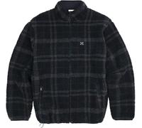 Oxbow - Sherpa Fleeces - Plaid Fullzip Sherpa Fleece Black for Men - Size M Black M