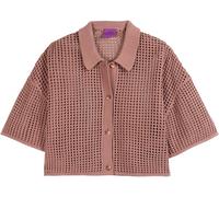 Oxbow - Short-sleeved mesh knit shirt - June Shirts W Tek for Women - Size M/L - Brown Brown M/L