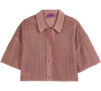 Oxbow - Short-sleeved mesh knit shirt - June Shirts W Tek for Women - Size XS/S - Brown Brown XS/S
