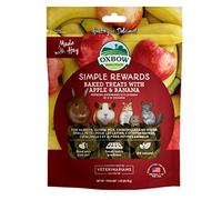 Oxbow Apple and Banana Simple Rewards Baked Treats, 60 g (Pack of 1)