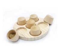 Oxbow Wooden Puzzler, Rabbit & Guinea Pig Chew Toy, Bunny Enrichment | Oxbow Enriched Life, Rabbit Chew Toys, Guinea Pig Enrichment, Guinea Pig Chew Toys, Rabbit Enrichment, Natural Materials