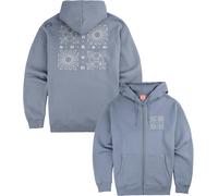 Oxbow - Zip Hood Sweatshirt - Sunrays Eternal Fleece Fullzip Hood Faded Blue for Men - Size M Blue M
