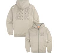 Oxbow - Zip Hood Sweatshirt - Sunrays Eternal Fleece Fullzip Hood Rock for Men - Size S - Beige Beige S
