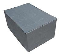 Oxbridge Grey Small Rectangle Outdoor Garden Table Cover 1.52m x 1.04m x 0.71m/5ft x 3.4ft x 2.3ft 5 YEAR GUARANTEE