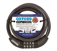 Oxc Combi Coil 10 Cable Lock 10 x 1500 mm Black