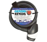 Oxc Key Coil 10 Cable Lock 10 x 1800 mm Black