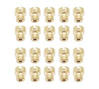 OXCANO 1/4-32 Gas Main JETS ASSORTMENT KIT The aperture size is:60 61 62 63 64 65 66 67 68 69,10 sets in total, 2 pcs per size,Thread size: 1/4"-32 Compatible with Holley Carburetor