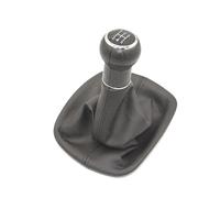 Oxektgb Car Gearshift for VW for Passat B5 B5.5 1997 1998 1999-2005 Manual 5/6 Speed Car Gear Shift Knob Gaiter Boot Case Collar Car Gear Shift Knob(Black 5 Speed)