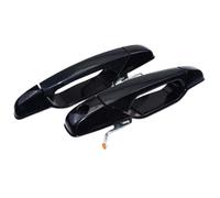 Oxektgb Car Outer Door Handle for Cadillac for Escalade 2007-2013 2 Pc Outside Door Handle Front Rear Left Right(2 Black Front LH RH)