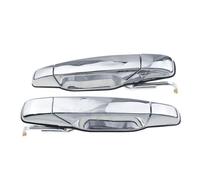 Oxektgb Car Outer Door Handle for Cadillac for Escalade 2007-2013 2 Pc Outside Door Handle Front Rear Left Right(2 Chrome Rear LH RH)