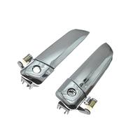 Oxektgb Car Outer Door Handle for Toyota for Hiace for Commuter 2005-2018 Car Left Right Front Rear Sliding Outer Door Handle Exterior Chrome(Front Set)