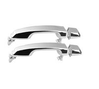 Oxektgb Car Outer Door Handle for Toyota for Landcruiser for Prado 2010-2017 69211-60090 Door Handle Rear Left Right Door Handles(2pcs Sliver L R)