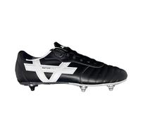 Oxen Raptor Pro 6 Stud Adults Soft Ground Rugby Boots (Black, UK Footwear Size System, Adult, Men, Numeric, Medium, 10)