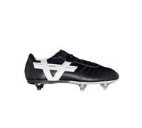 Oxen Raptor Pro 6 Stud Kids Soft Ground Rugby Boots (Black, UK Footwear Size System, Big Kid, Numeric, Medium, 1)
