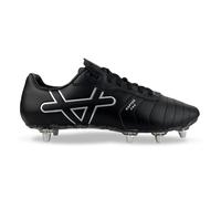 Oxen Raptor Pro 8 Stud Adults Soft Ground Rugby Boots Black (Black, UK Footwear Size System, Adult, Men, Numeric, Medium, 12)
