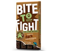 Oxfam Fair Trade Bite To Fight Dark Chocolate - 180g
