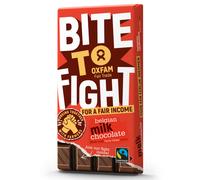 Oxfam Fair Trade Bite To Fight Milk Chocolate - 180g