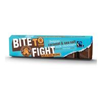 Oxfam Fair Trade Bite To Fight Milk Chocolate with Caramel Sea Salt - 47g