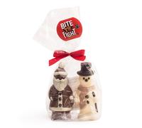 Oxfam Fair Trade Chocolate Santa and Snowman - 2 x 50g