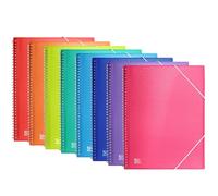 Oxford 1 x A4 Urban Ring Binder Display Book with 20 Pockets Plastic Random Color