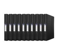 Oxford 10 x A4 Ring Binder 4 cm Spine 2 Rings Black