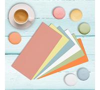 Oxford 100 x White Cardboard Divider Strips 190gsm Punched