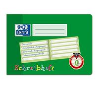 Oxford 100050100 Learn-to-Write Exercise Book A5 Landscape 16 Sheets Robust Wipe Clean Cover