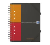 OXFORD 100102104 Meetingbook International A5 + checkered 10-fold perforated 80