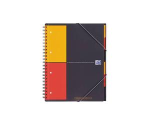 Oxford 100102777 Notepad A4+ Squared Grey Orange Red 80 sheets