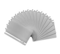 Oxford 15 x A4 Grey Plastic File Folders