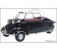 Oxford 18MBC007 Messerschmitt KR200 Bubble Top Black 1:18 Scale, Brand New