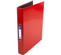 Oxford Premium A4 Ring Binder, Red Single Folder, 25mm Capacity