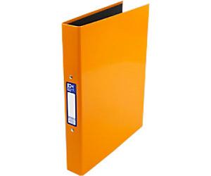 OXFORD 25 mm Ring Binder Cardboard, Paper A4+ 2 Rings Orange Classy